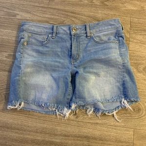 AE midi denim shorts